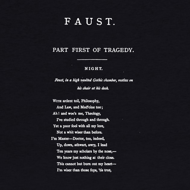 HIGH RESOLUTION Faust Johann Wolfgang von Goethe First Page by buythebook86